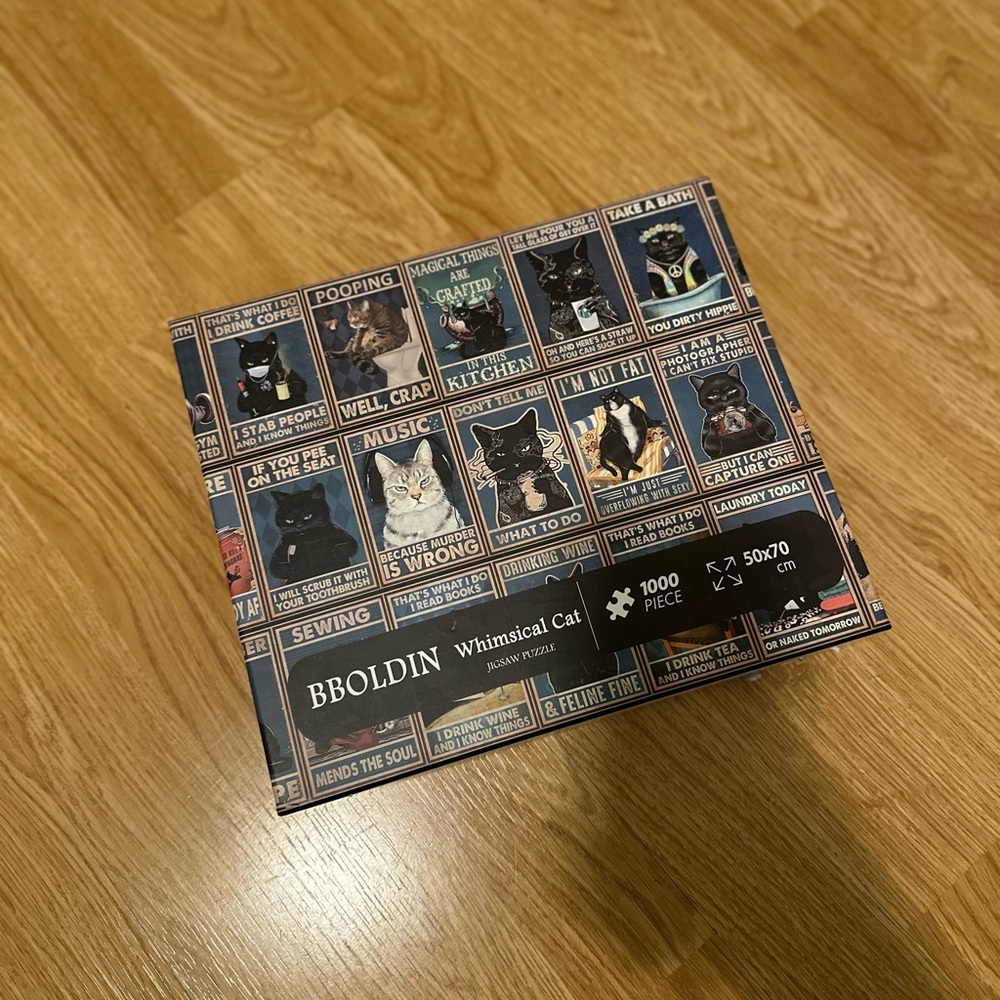 BBOLDIN Whimsical Cat Puzzle